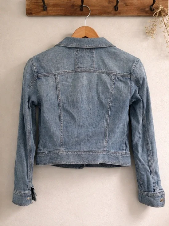 The Limited Light Wash Denim Jacket - Picture 2 of 7